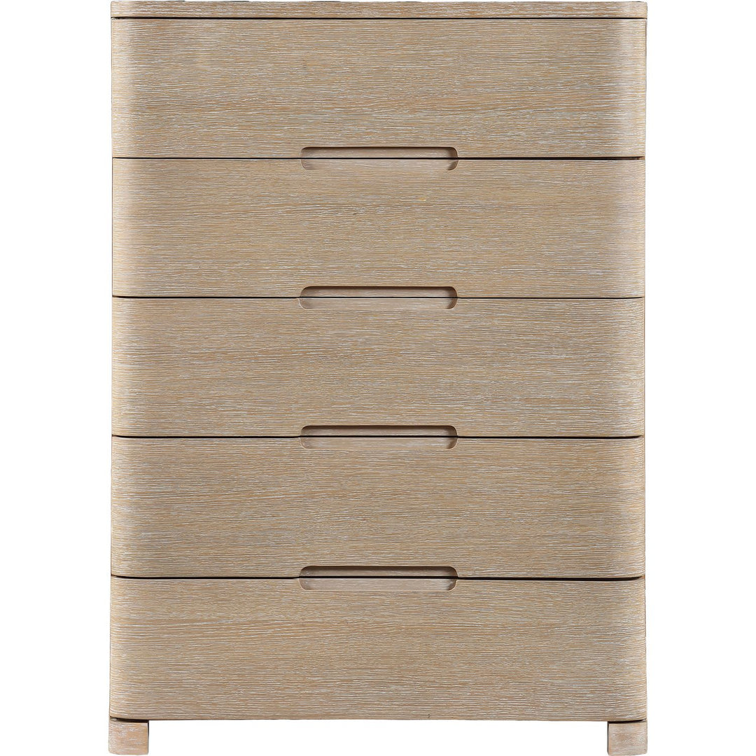 Caswell Oak Veneer And Solid Wood Chest — Natural