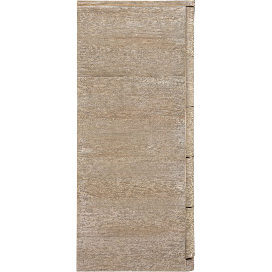 Caswell Oak Veneer And Solid Wood Chest — Natural