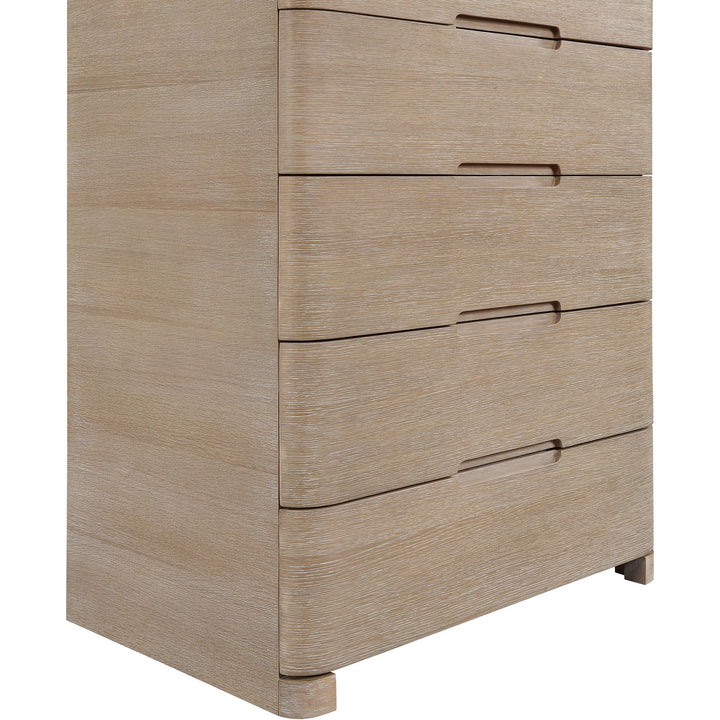 Caswell Oak Veneer And Solid Wood Chest — Natural