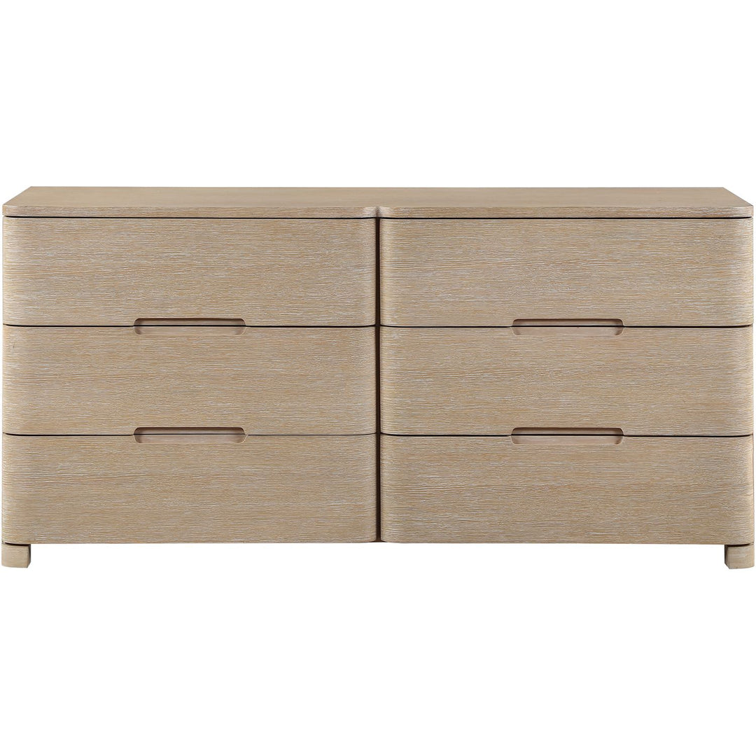 Caswell Oak Veneer And Solid Wood Dresser — Natural