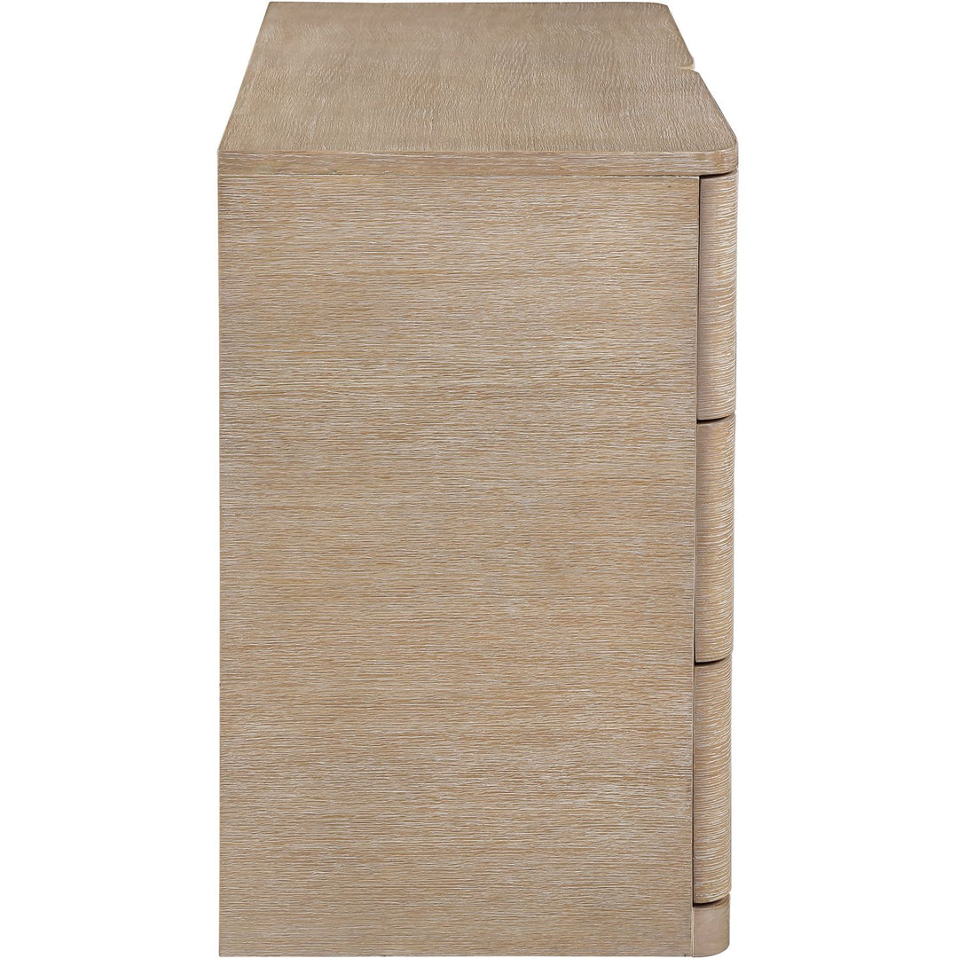 Caswell Oak Veneer And Solid Wood Dresser — Natural