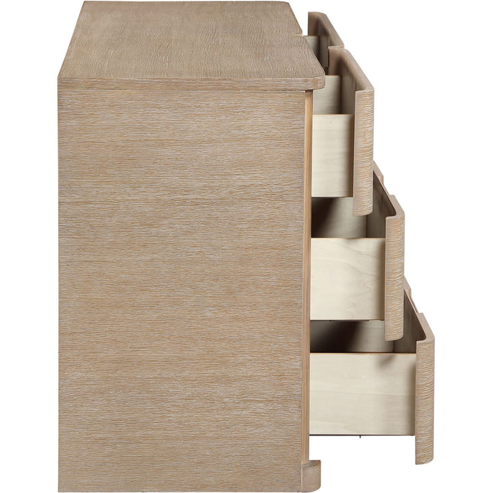 Caswell Oak Veneer And Solid Wood Dresser — Natural