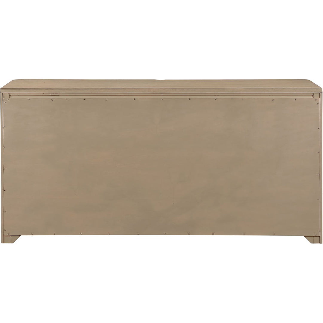 Caswell Oak Veneer And Solid Wood Dresser — Natural