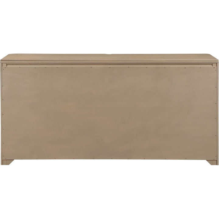 Caswell Oak Veneer And Solid Wood Dresser — Natural