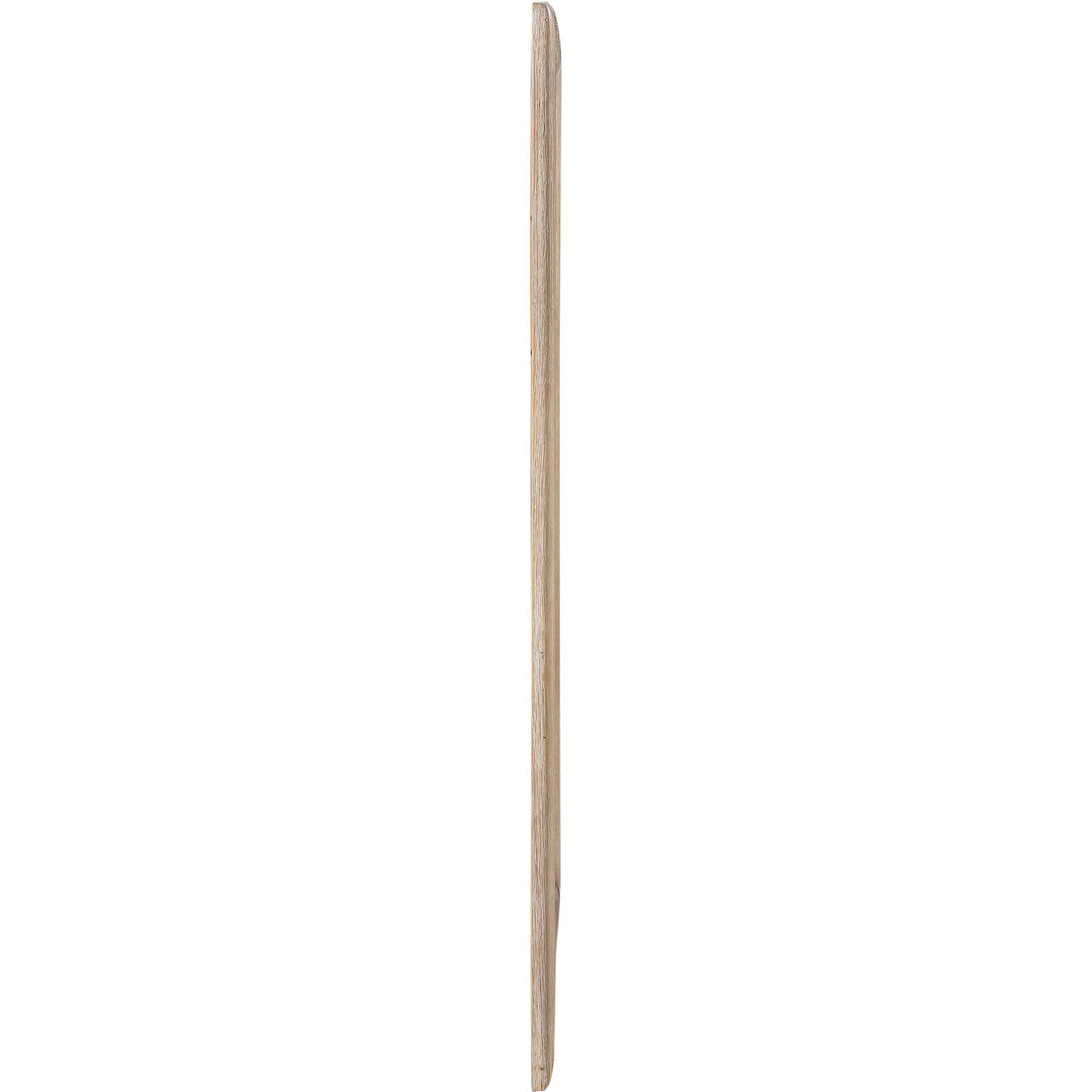 Caswell Oak Veneer And Solid Wood Frame Mirror — Natural