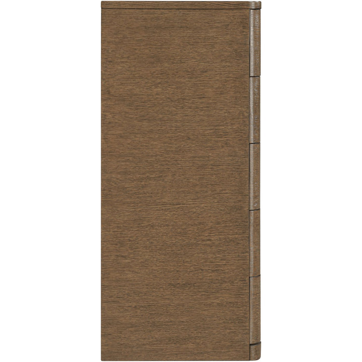 Caswell Oak Veneer And Solid Wood Chest — Brown