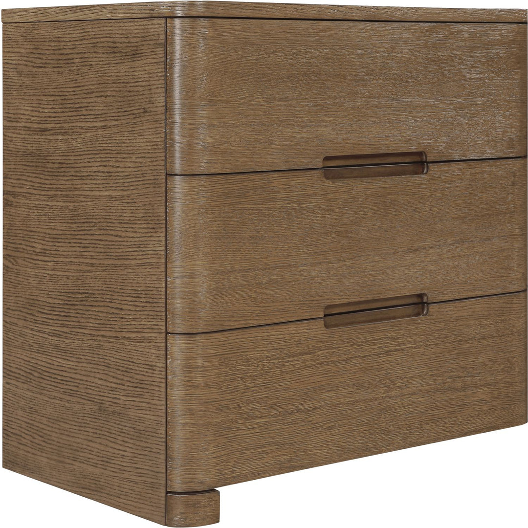 Caswell Oak Veneer And Solid Wood Dresser — Brown