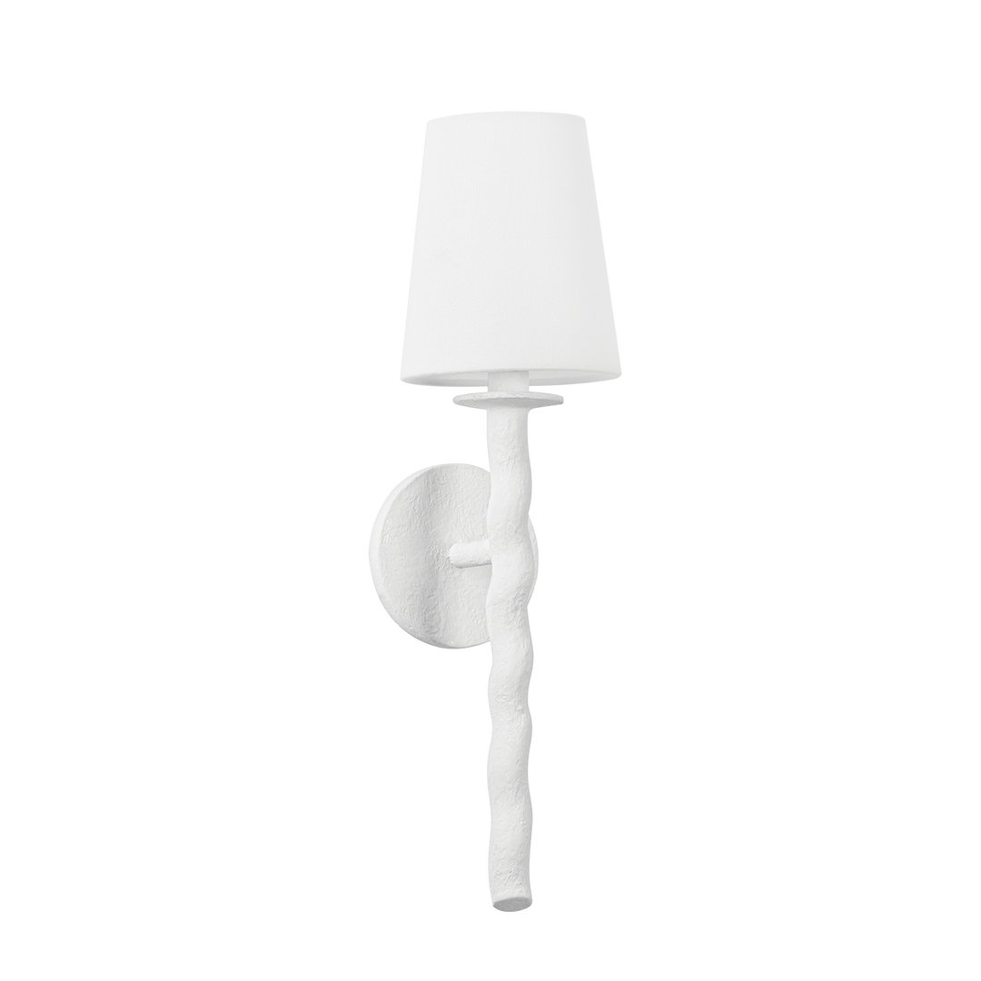 Alvaro Wall Sconce - Gesso White