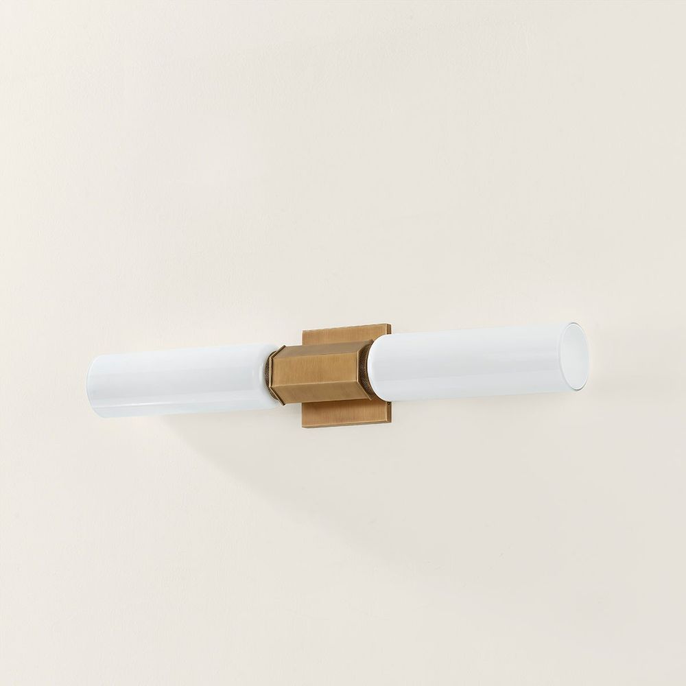 Yarrow Wall Sconce - Patina Brass