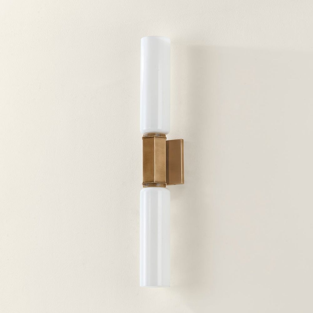 Yarrow Wall Sconce - Patina Brass