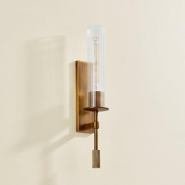 Elton Wall Sconce - Patina Brass