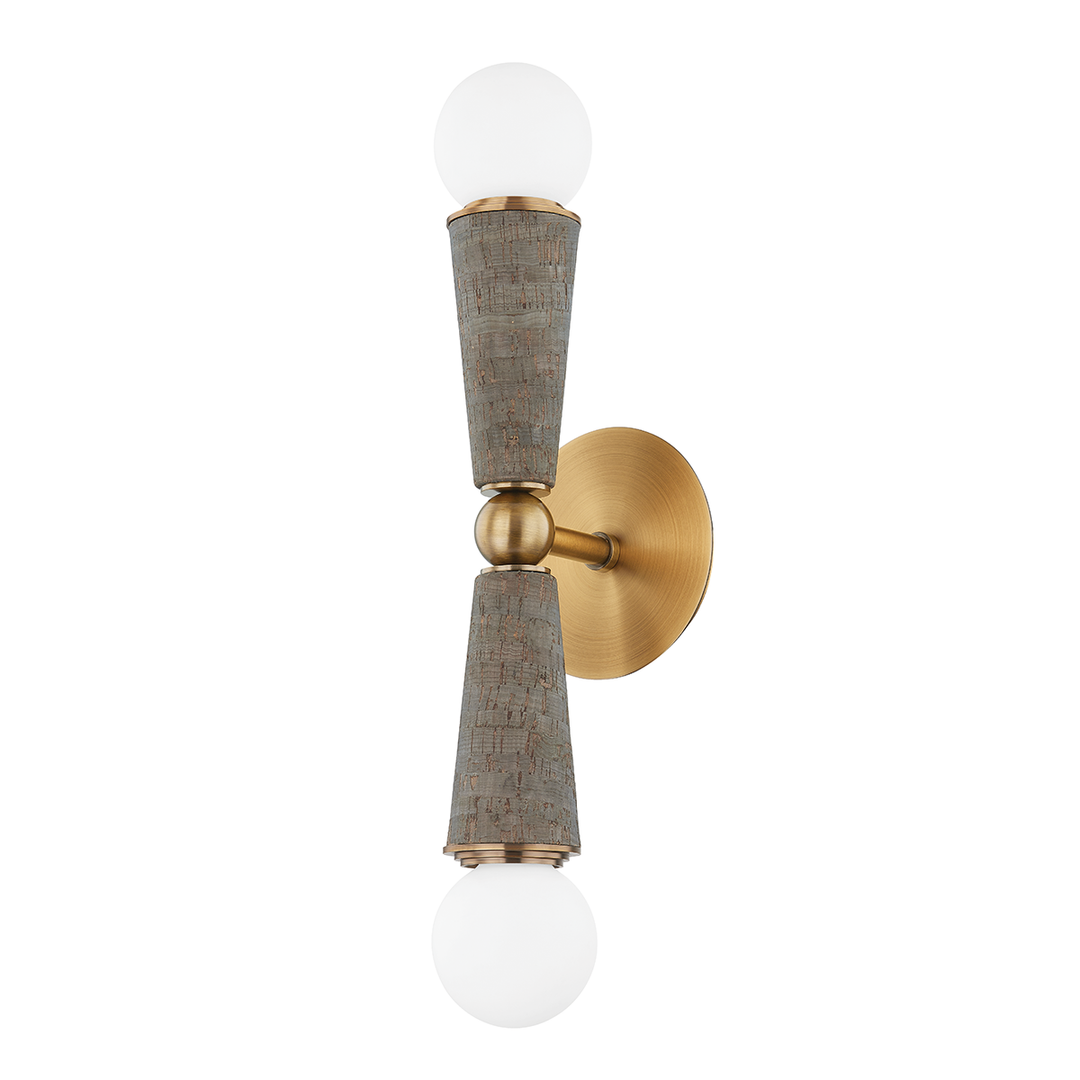 Dax Wall Sconce - Patina Brass