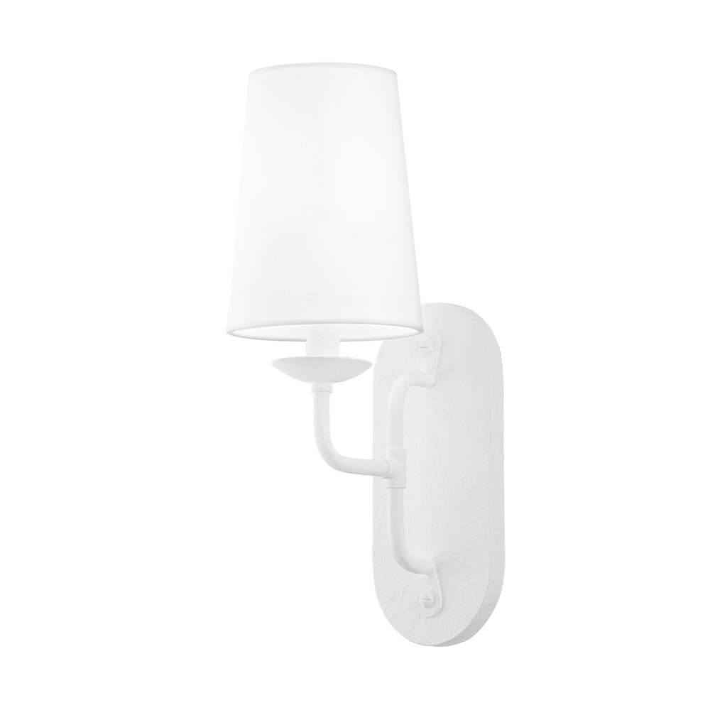 Moe Wall Sconce-Troy Lighting-TROY-B1621-GSW-Wall LightingGesso White-2-France and Son