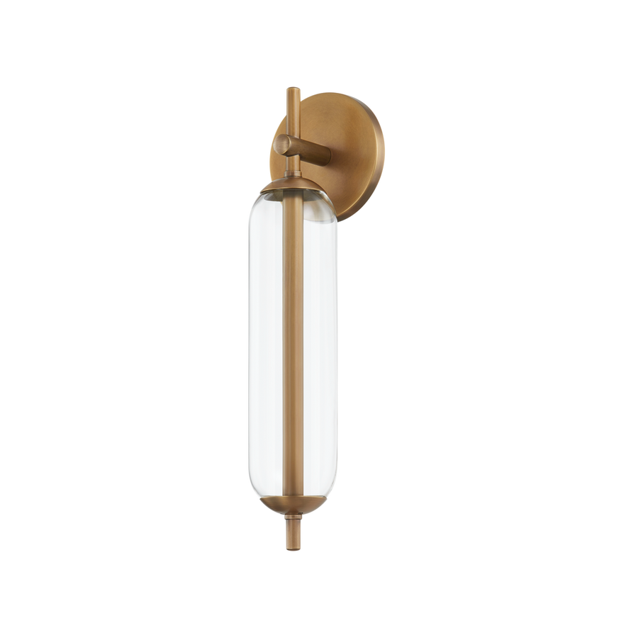 Blaze Exterior Wall Sconce-Troy Lighting-TROY-B1717-PBR-Outdoor Wall Sconces-1-France and Son