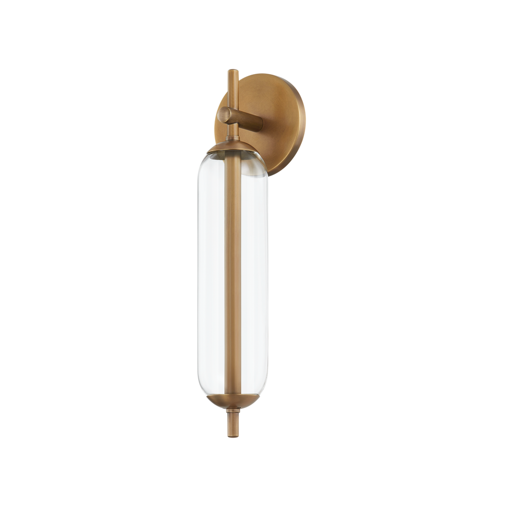 Outdoor Lighting: Wall Blaze Exterior Wall Sconce - Patina Brass