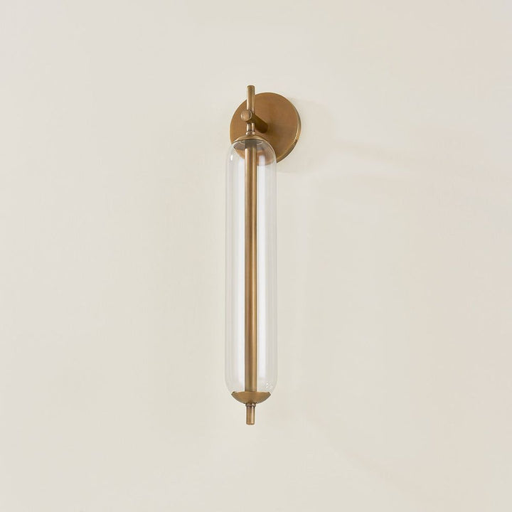 Outdoor Lighting: Wall Blaze Exterior Wall Sconce - Patina Brass