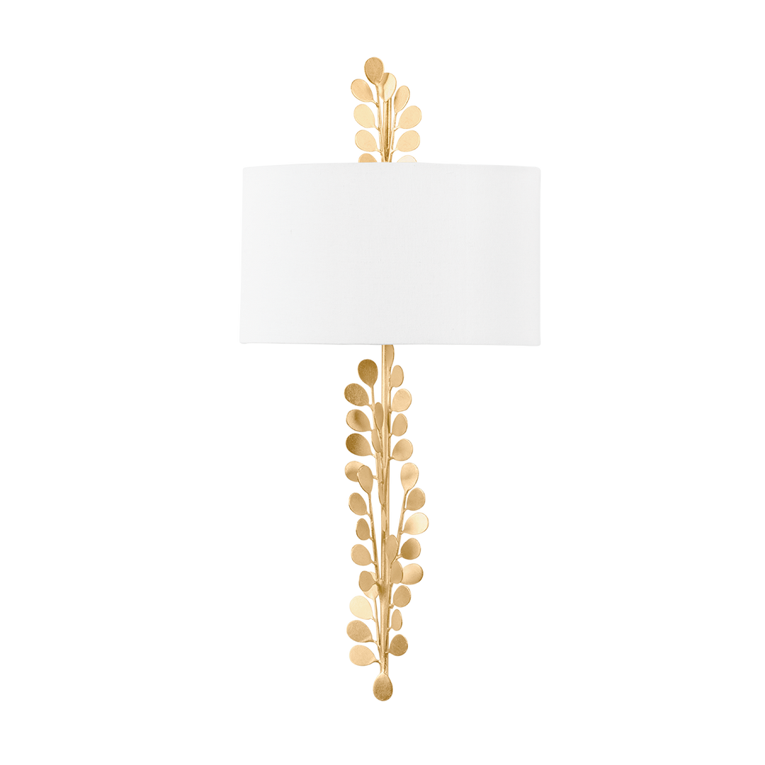 Adrienne Wall Sconce - Vintage Gold Leaf