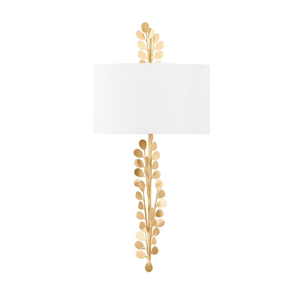 Wall Lighting Adrienne Wall Sconce - Vintage Gold Leaf
