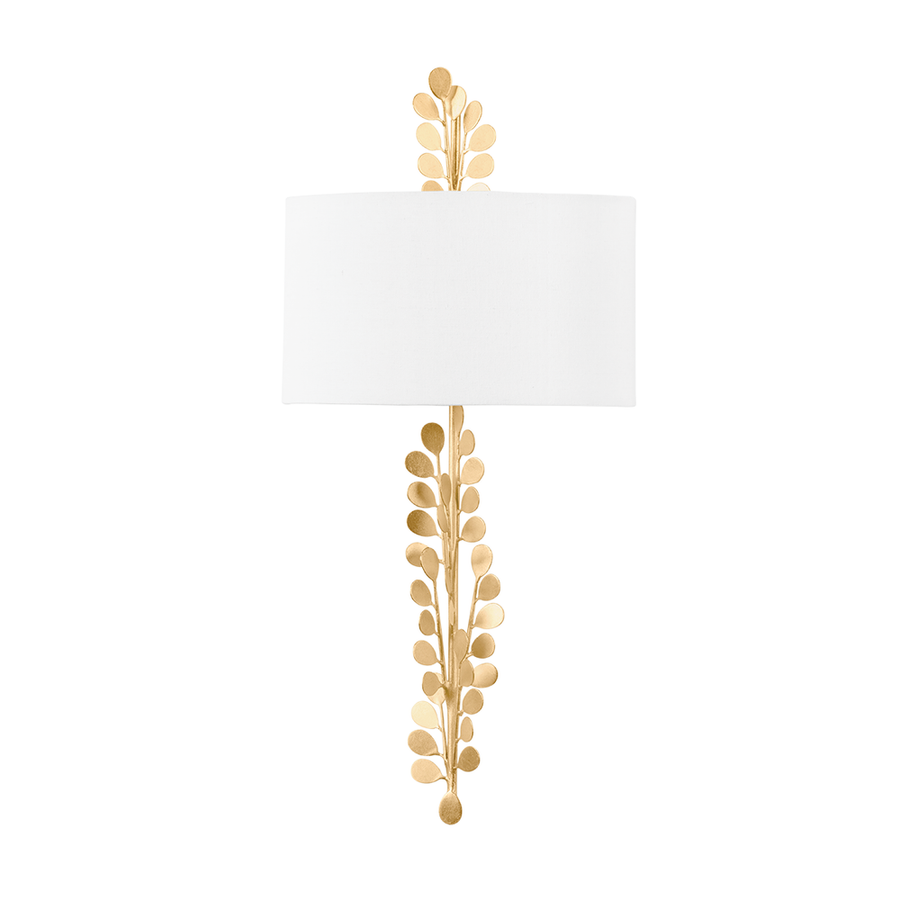 Wall Lighting Adrienne Wall Sconce - Vintage Gold Leaf