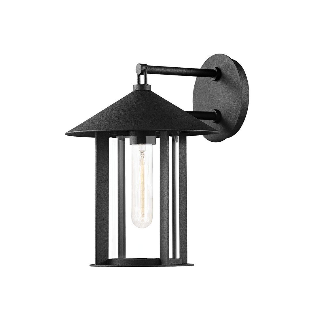 Long Beach Outdoor Wall Sconce-Troy Lighting-TROY-B1951-TBK-Outdoor Wall Sconces1L-3-France and Son
