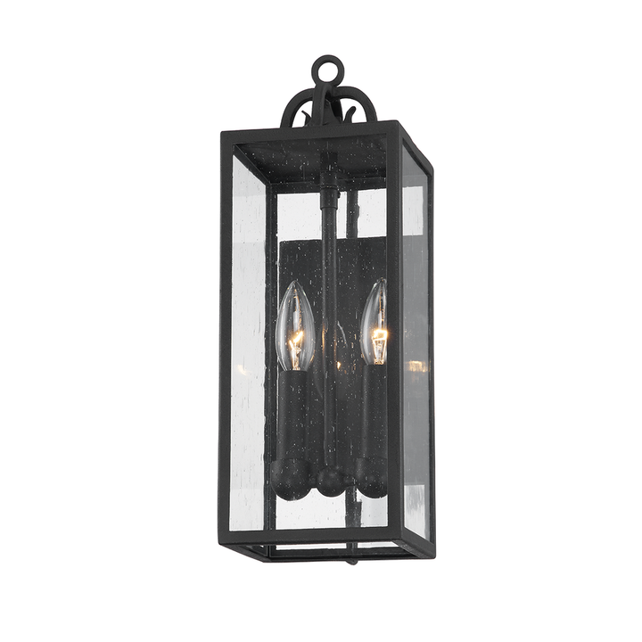 Outdoor Lighting: Wall Caiden Wall Sconce - Forged Iron