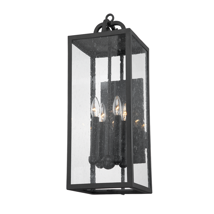 Outdoor Lighting: Wall Caiden Wall Sconce - Forged Iron