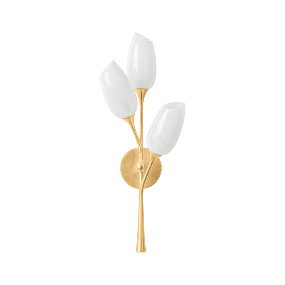 Wall Lighting Aldean Wall Sconce - Vintage Gold Leaf