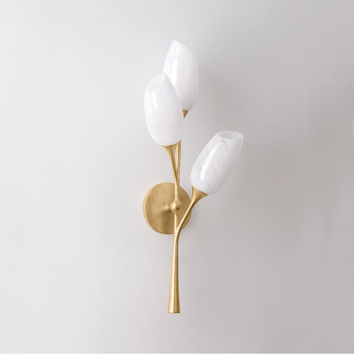 Wall Lighting Aldean Wall Sconce - Vintage Gold Leaf