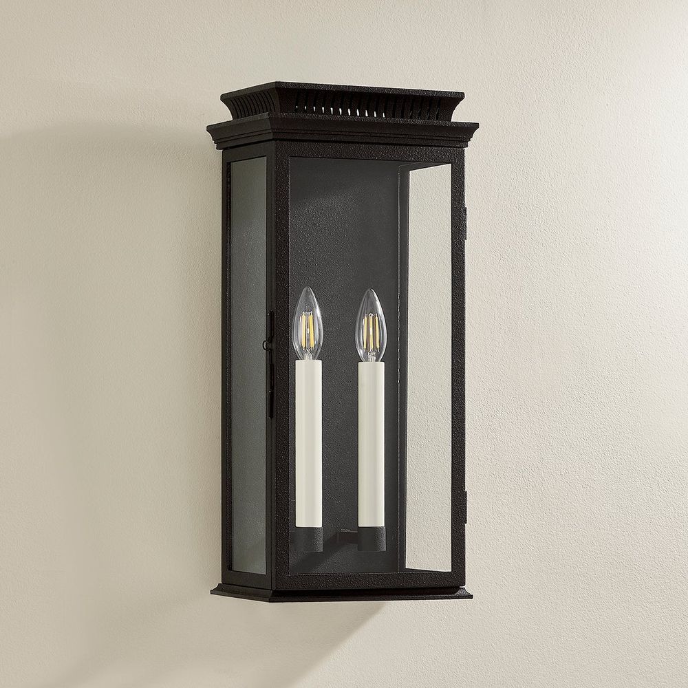 Outdoor Lighting: Wall Louie Exterior Wall Sconce - Forged Iron