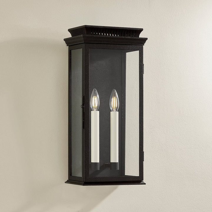 Outdoor Lighting: Wall Louie Exterior Wall Sconce - Forged Iron