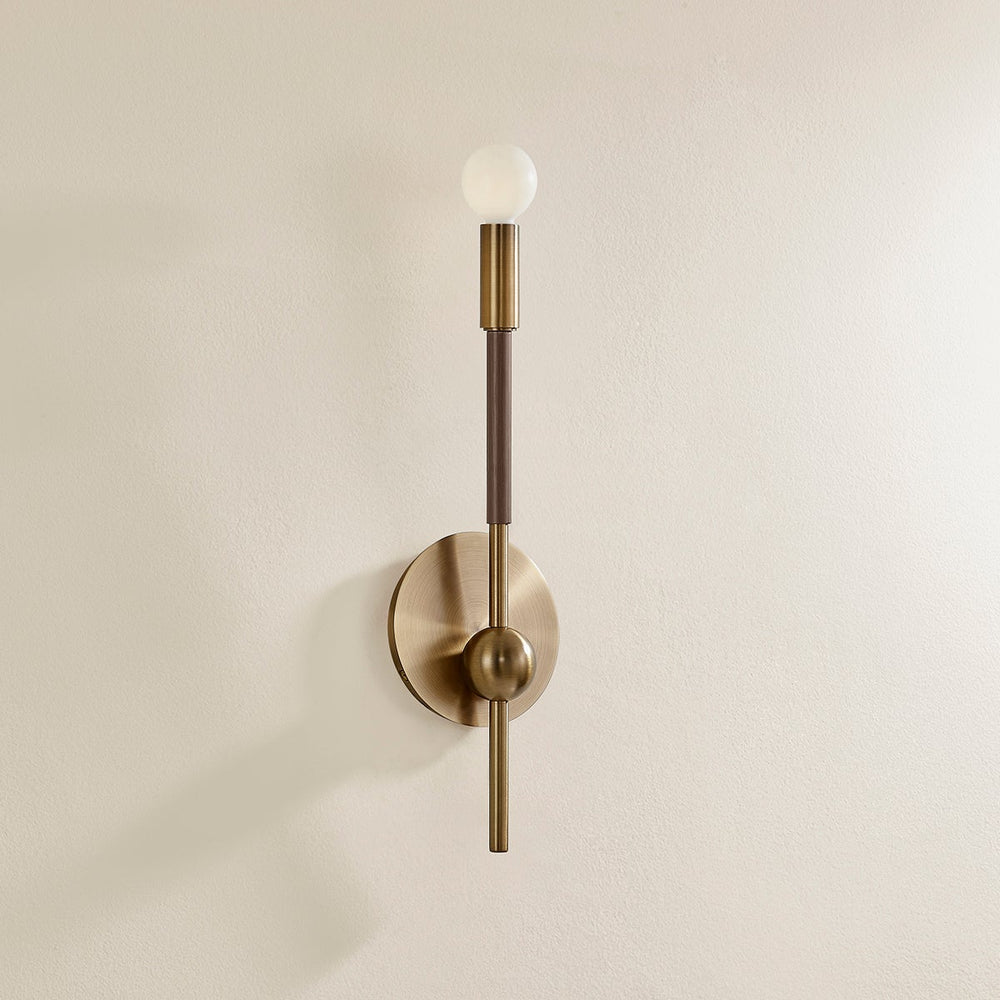 Obie Wall Sconce-Troy Lighting-TROY-B3018-PBR/BRZ-Wall Lighting-2-France and Son