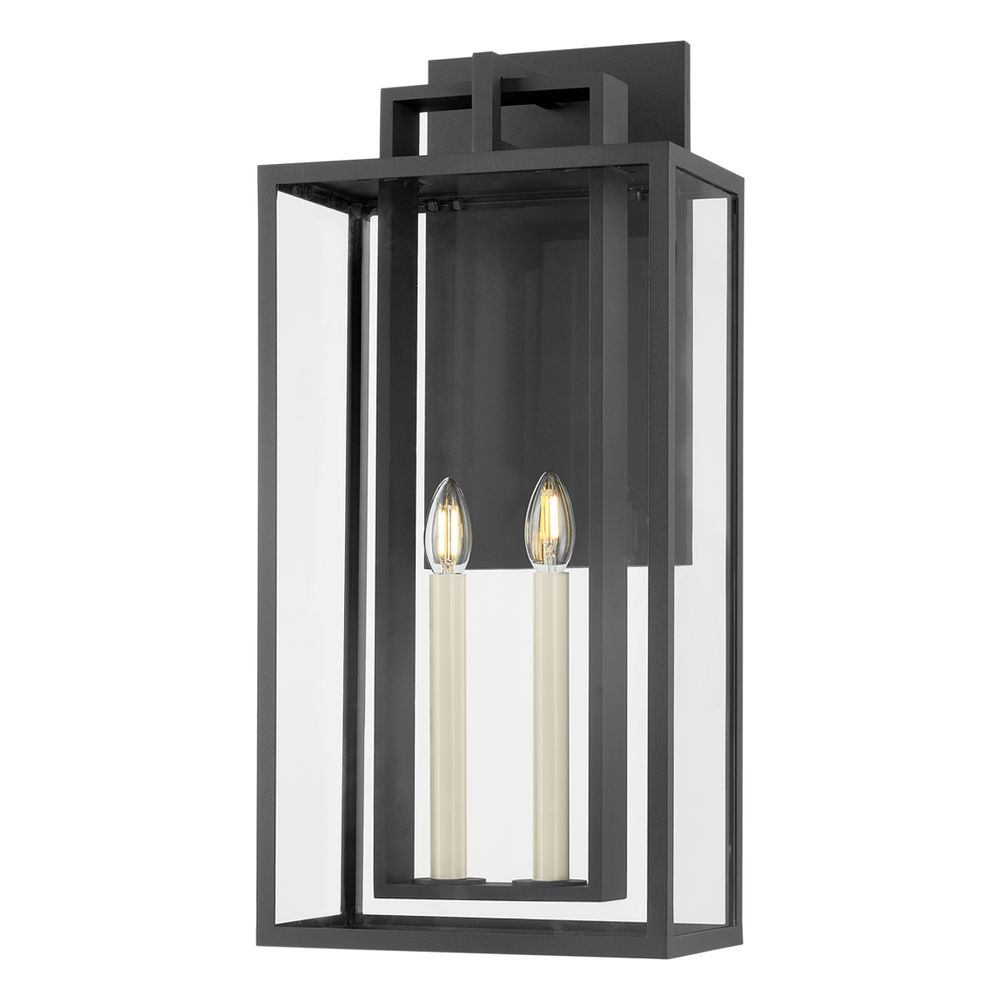 Outdoor Lighting: Wall Amire Exterior Wall Sconce - Textured Black