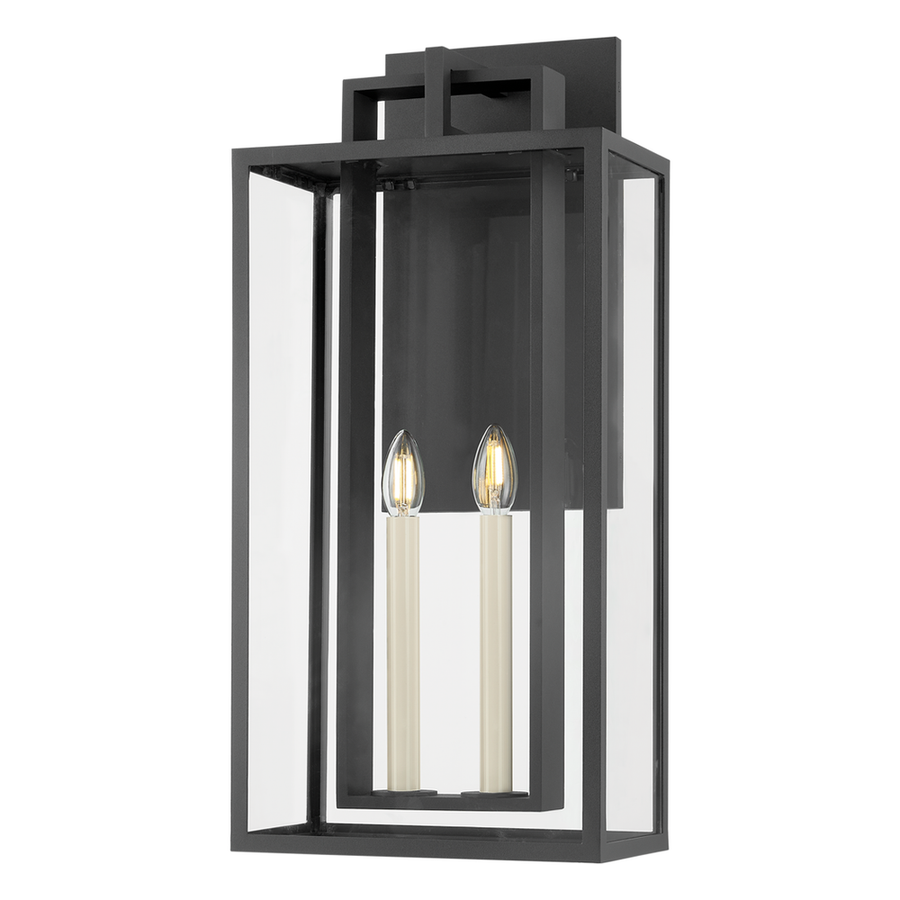 Outdoor Lighting: Wall Amire Exterior Wall Sconce - Textured Black