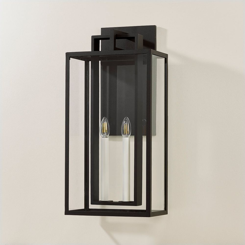 Outdoor Lighting: Wall Amire Exterior Wall Sconce - Textured Black