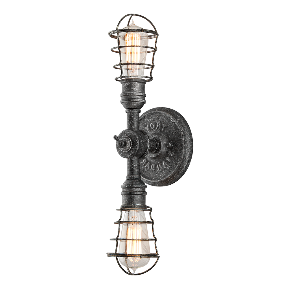 Wall Lighting Conduit Wall Sconce - Aged Pewter