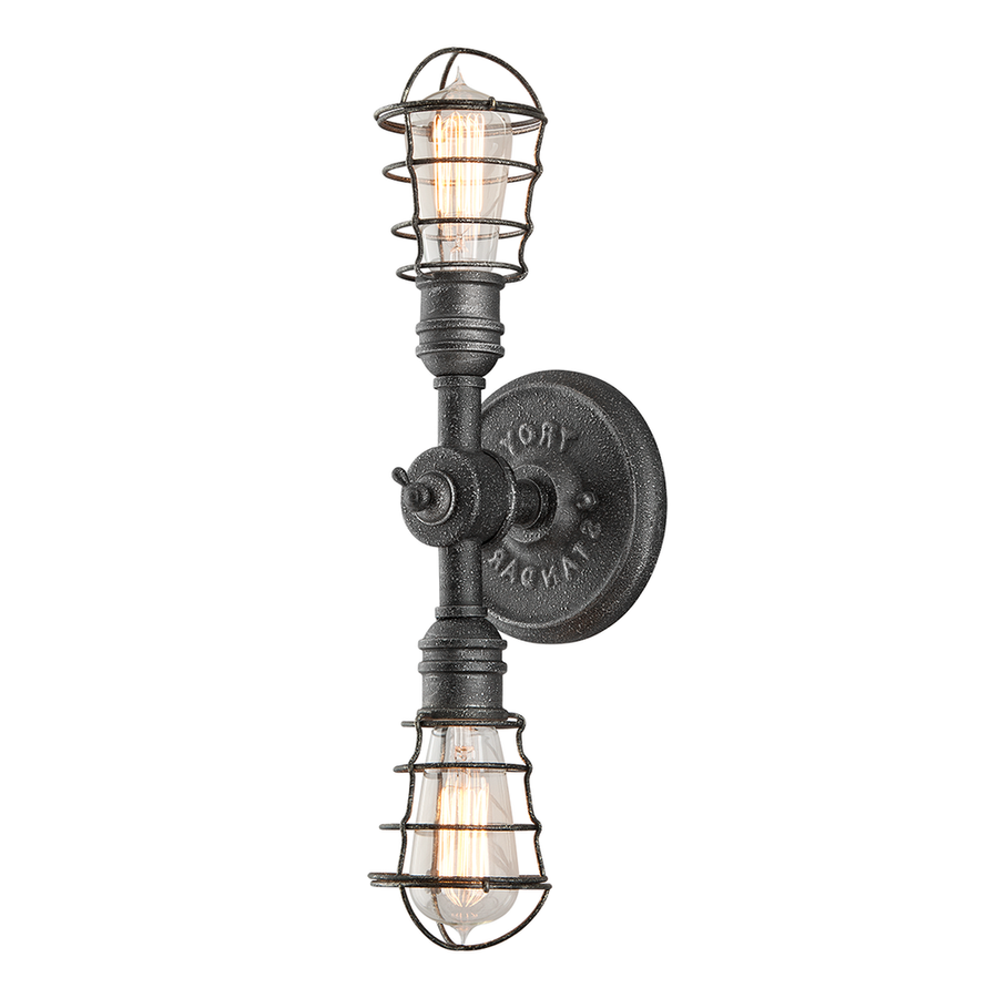 Wall Lighting Conduit Wall Sconce - Aged Pewter