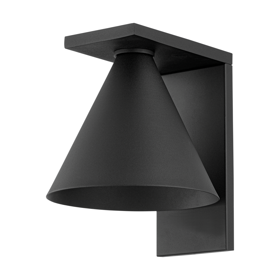 Sean Exterior Wall Sconce - Textured Black