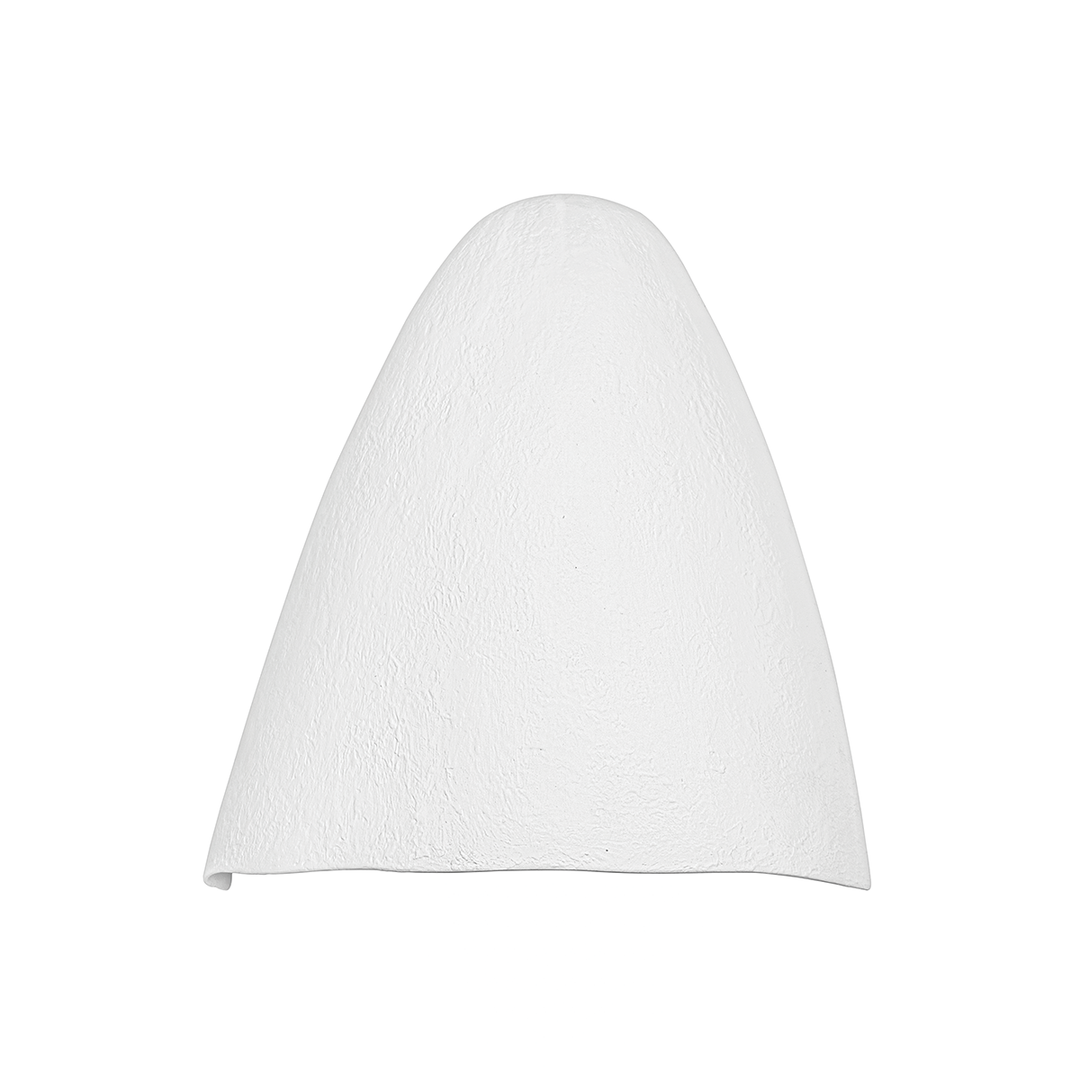 Manteca Wall Sconce - Gesso White