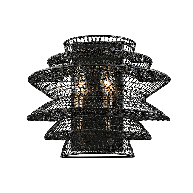 Kokoro Wall Sconce - Soft Black