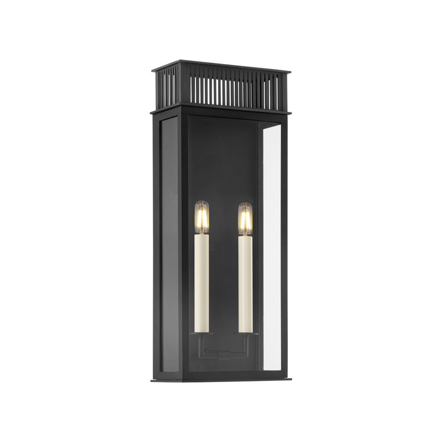 Gridley Exterior Wall Sconce-Troy Lighting-TROY-B6022-TBK-Outdoor Wall SconcesW9.25"-1-France and Son