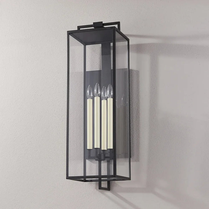 Outdoor Lighting: Wall Beckham Wall Sconce - 34" H - Forged Iron