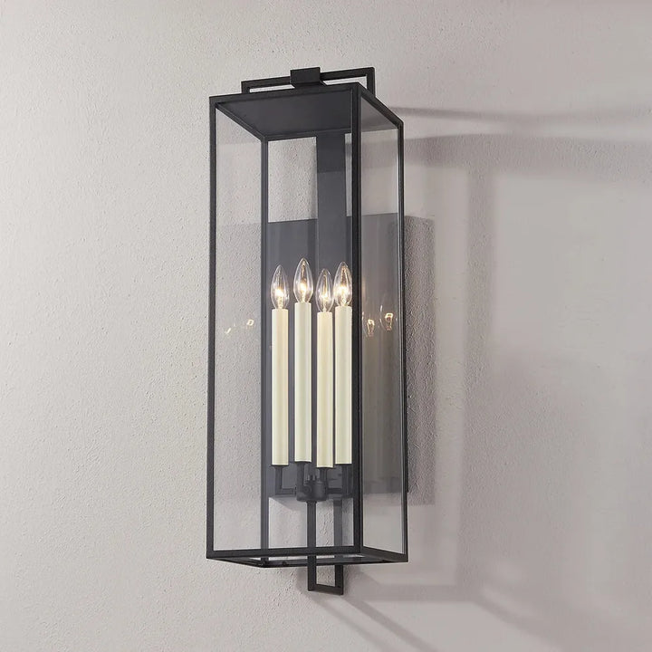 Beckham Wall Sconce - 34" H - Forged Iron