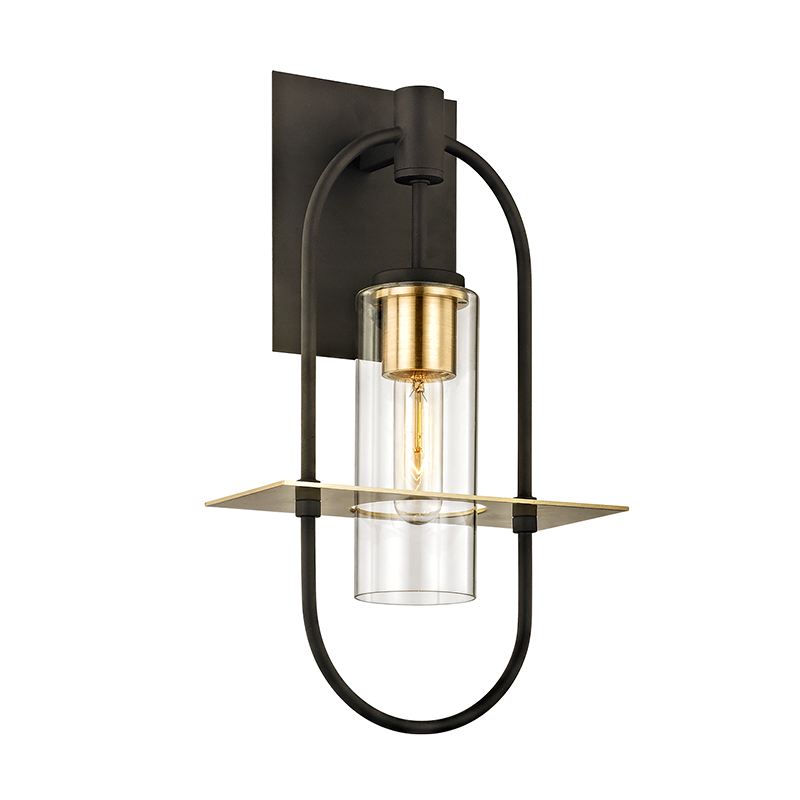 Smyth Wall Sconce - Textured Bronze Brushed Brass