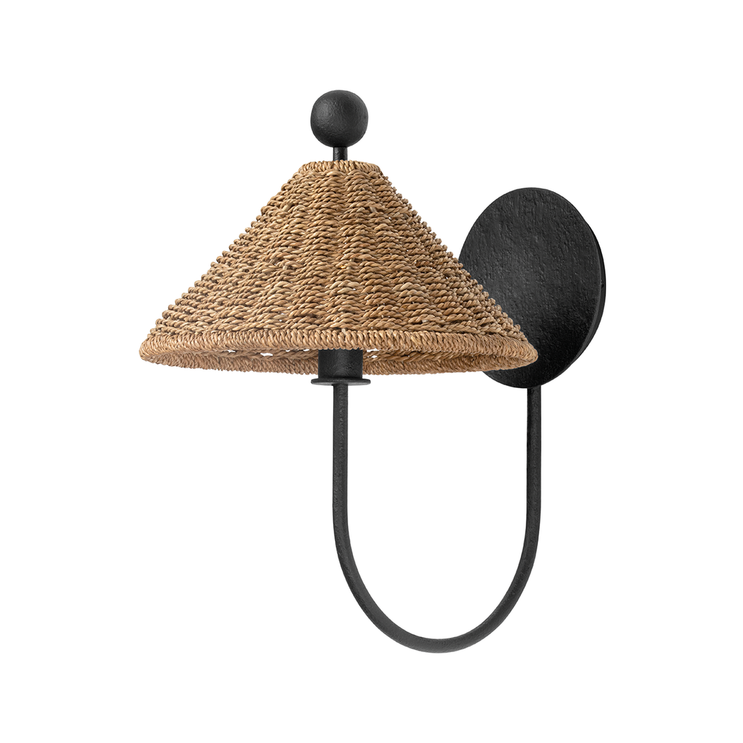 Layton Wall Sconce - Black Iron