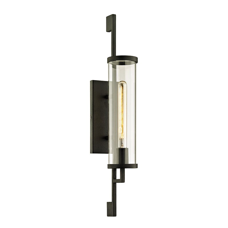 Outdoor Lighting: Wall Park Slope Wall Sconce - Forged Iron
