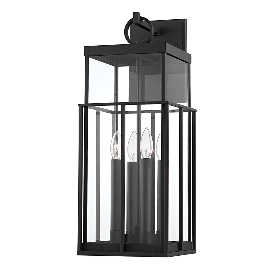 Outdoor Lighting: Wall Longport Wall Sconce - Textured Black