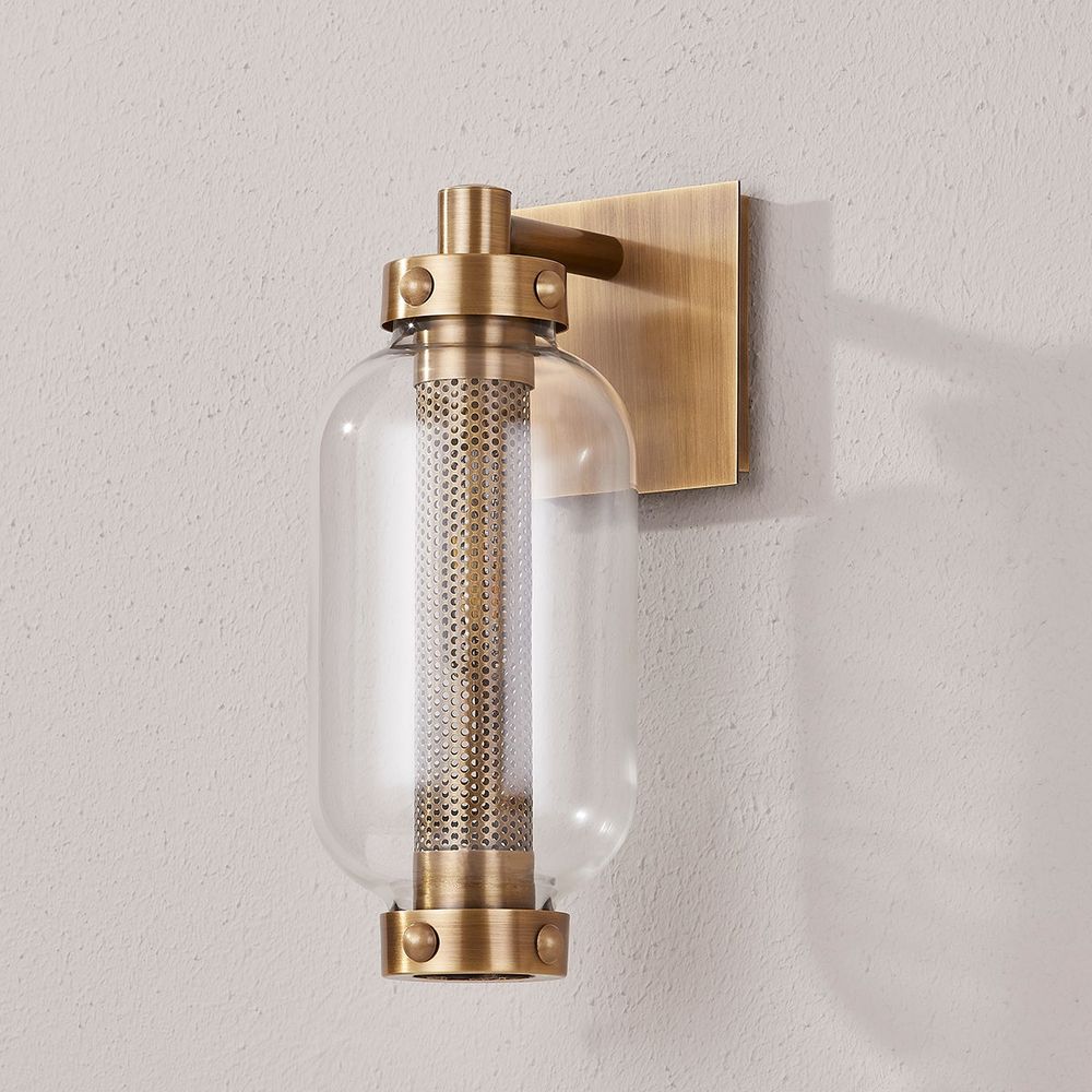Outdoor Lighting: Wall Atwater Wall Sconce - Patina Brass