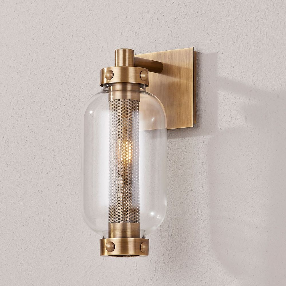 Outdoor Lighting: Wall Atwater Wall Sconce - Patina Brass