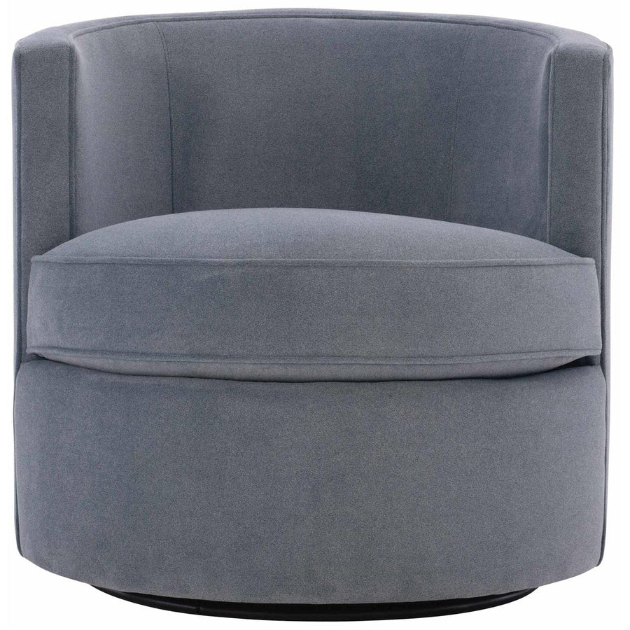 Fleur Fabric Swivel Chair-Bernhardt-BHDT-B7113S-Lounge Chairs-1-France and Son