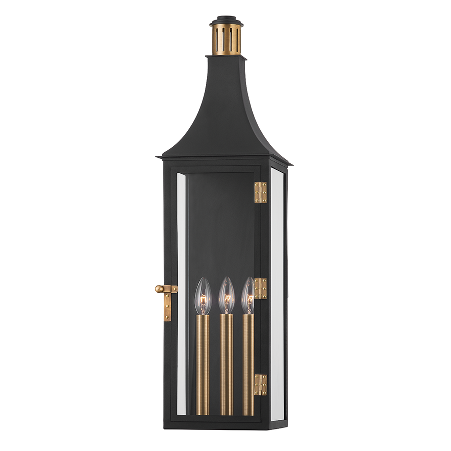 WES Wall Sconce-Troy Lighting-TROY-B7831-PBR/TBK-Outdoor Wall Sconces-1-France and Son